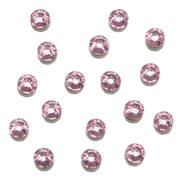 CLEAR AS MUD GENUINE CRYSTAL RHINESTONES - ROUND FLATBACK