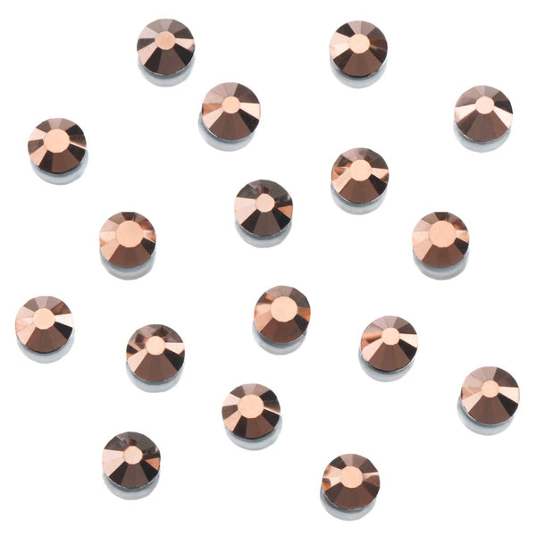 CLEAR AS MUD GENUINE CRYSTAL RHINESTONES - ROUND FLATBACK