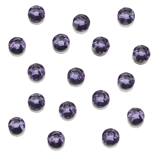 CLEAR AS MUD GENUINE CRYSTAL RHINESTONES - ROUND FLATBACK