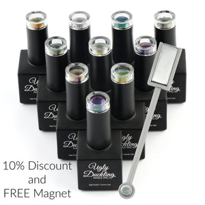 4D CAT'S EYE GEL POLISH 10PK