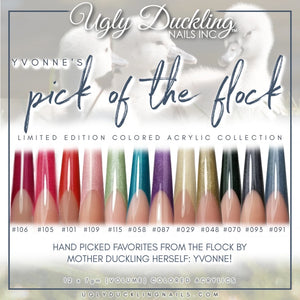 "PICK OF THE FLOCK" - YVONNE'S COLORED ACRYLIC COLLECTION